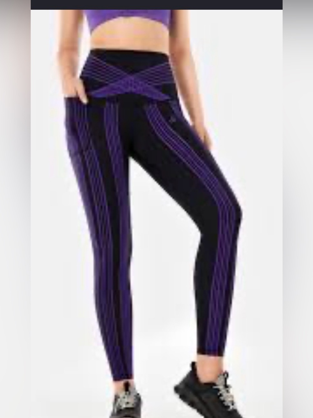 Fanka Powerband Resistance Leggings for Women, 7/8